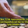 100 Bin TL’lik Yatırımda Bir Yılda En Çok Kazandıran Ne mi Oldu? İşte Cevabı..