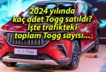 2024 yılında kaç adet Togg satıldı? İşte trafikteki toplam Togg sayısı…