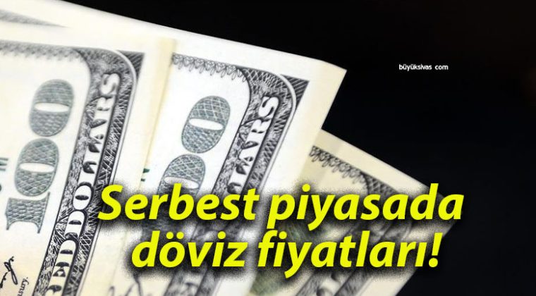 Serbest piyasada döviz fiyatları!